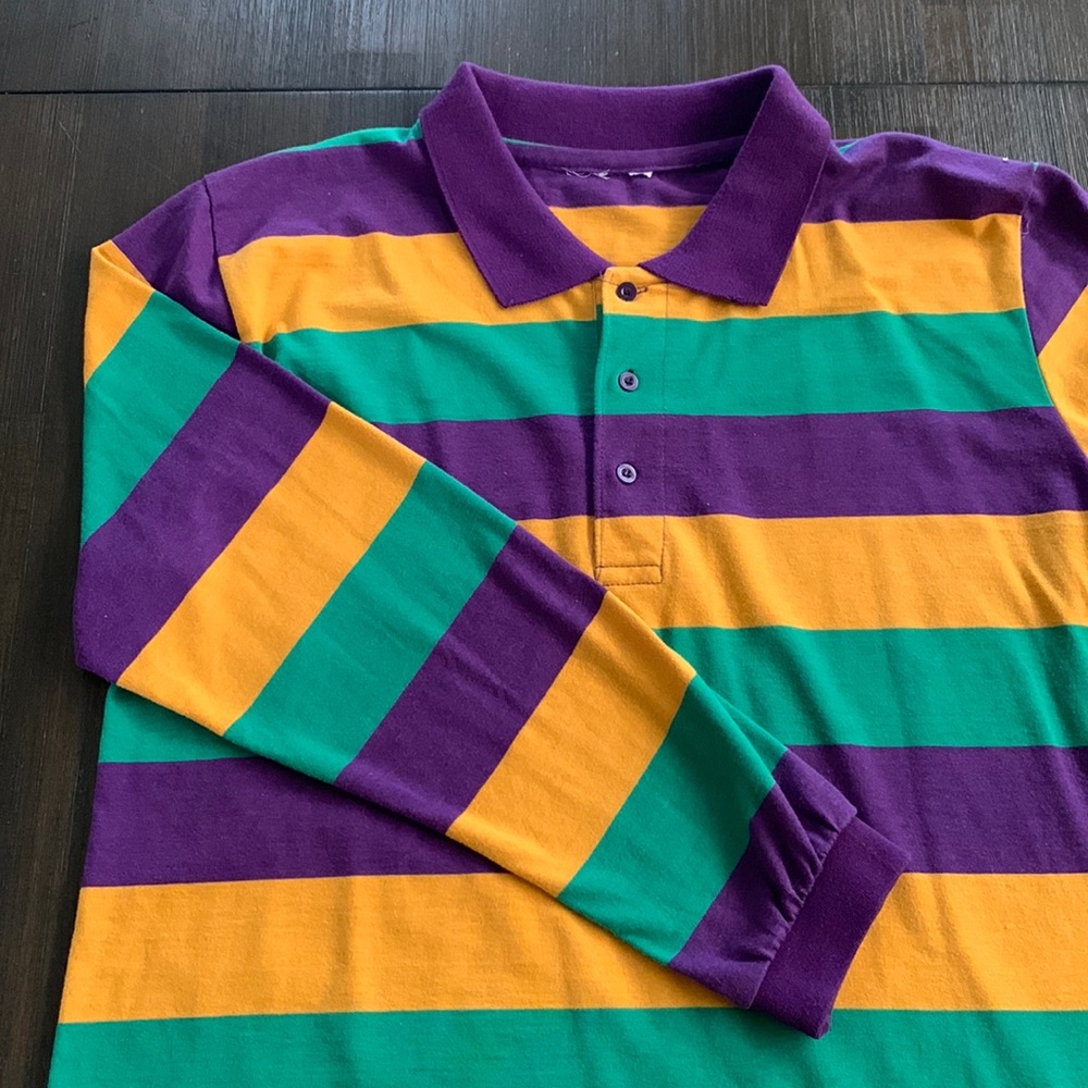 Mardi Gras Rugby Polo
